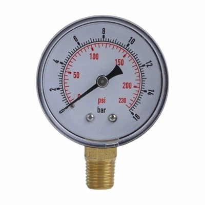 2 "Almennt þrýstimælir úr plasti